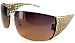 Christian Dior Quadrille F/S Wraparound Sunglasses QUADRILLE/F/S/0QHS/R1: Rose Gold Beige Rose Gold/ Violet Brown Gradient