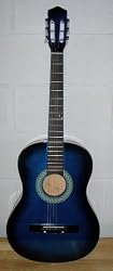 38 Inch Steel String Acoustic Guitar - Blue Color