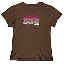 T-Shirt Woman Brown " Galveston Retro Color " Texas Usa City