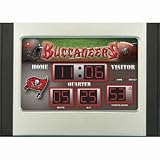 Tampa Bay Buccaneers Scoreboard Desk Clock