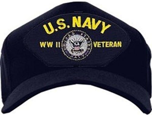 Navy WWII Veteran with Seal Ball Cap Hat