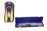 Product details for MayBach Sterling Silver Plated Flute Outfit with Bonus Gig Backpack - Yellow