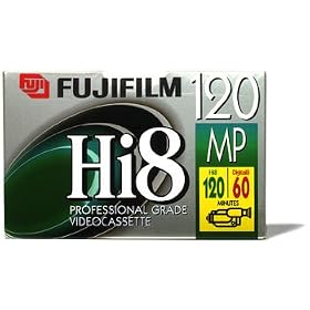 Fuji Hi-8mm P6-HMP-120 Metal Particle Tape (3 Pack)