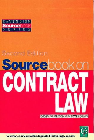 Sourcebook on Contract Law 2/e (Sourcebook Series)