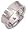 7mm modern white gold diamond wedding band ring (0.25cts diamonds 14K Gold)
