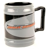 Harley Davidson 2-Tone Black & Gray Coffee Mug