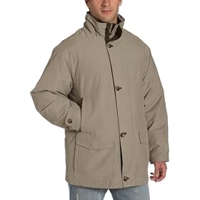 London Fog Mens Triblend Zip Out Down Parka by London Fog