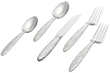 Reed & Barton English Braid 40-Piece Stainless-Steel Flatware Set, Service for 8