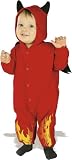 Rubies Costume Co. EZ-On Romper Costume, Lil' Devil, 6 to 12 Months