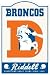 Denver Broncos NFL Nostalgic Metal Sign