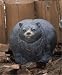 Fat Portly BLACK BEAR KEY hider GARDEN statue cabin lodge yard DECOR Art NEW