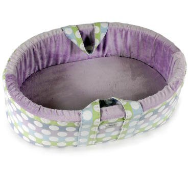Buy Low Price Cozy Lalapanzi Travel Baby Bed – Pastel with Green interior pastelbed2