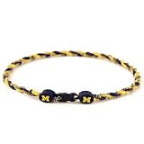 Michigan Titanium (Double Braid) Core Sport Necklace