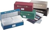 Light Impressions Double Photo Archival System, Organizer holds 900 Prints, with Photo and Negative Envelopes, Index Cards and Index Tabs, Black.