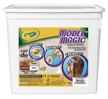 4 Pack CRAYOLA LLC FORMERLY BINNEY & SMITH CRAYOLA MODEL MAGIC 2 LB 4 NATURAL