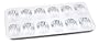 Paderno World Cuisine 12 Imprint 15.5 by 7.875 Inch Tin Madeleine Sheet