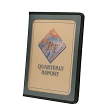 Smead Clear Front Polypropylene Pocket Padfolio with Pad, Inside Cover Card Slot, Gray (85847)