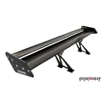 97-04 Chevy Corvette Megan Racing 56" Black Aluminum Trunk Spoiler Wing