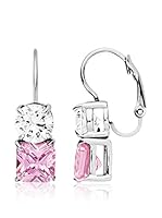 Dyrberg/Kern Pendientes Caprice (Plateado / Rosa)