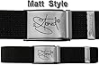 Original 2stoned� G�rtel 4cm Chromschnalle in Schwarz