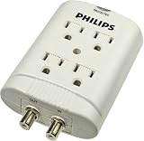 Philips GBL4C 4-Outlet Home Entertainment Surge Protector