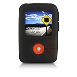 yooZoo Creative Labs MP3 Player silicone skin cover for Zen V & Zen V Plus w/ Armband & LCD screen Protector - Midnight Black