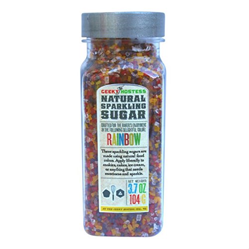 Natural Colored Rainbow Sparkling Sugar