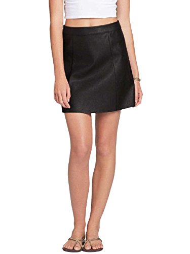 (ホリスター) Hollister Co. レディース フェイクレザー スカート [ブラック] 並行輸入品