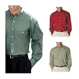Bill Blass Premium - Men's Wrinkle-Free Poplin Shirt with Pocket (6855) at Bill Blass