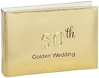 Metallic Gold 50th Wedding Anniversary Photo Album By Haysom Interiors