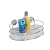 Wenko Super - Loc Bad Wand-Ablage Milazzo 1 Etage