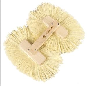 Bon Tool 15-256-B8 Crow's Foot Texture Brush, Double Brush by Bon