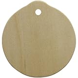 Package of 25 Unfinished Round Wood Christmas Ornaments - Ready to Be Painted and Decorated Woodpeckers&reg;