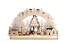 BRUBAKER Christmas LED Light Arch - Winter Landscape - 17.1 x 10.6 x 4 Inches