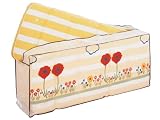 Wenko 5827131100 Schutzhülle Wiese für Auflagen - Kunststoff, 125 x 50 x 32 cm, transparent