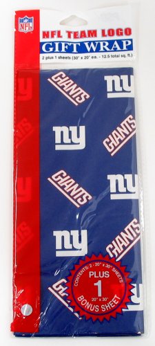 NFL New York Giants Wrapping Paper