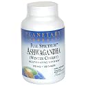 Planetary Herbals Full Spectrum Ashwagandha (Winter Cherry), 570 mg, Tablets' , 120 tablets (Pack of 2)