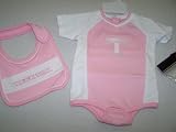 Tennessee Volunteers Baby Pink Nike Onesie, Bib, and Booties, 6-9 mos