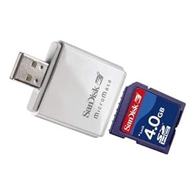 SanDisk SecureDigital 4Gb with Reader