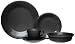 Fiesta 20-Piece 855 Service for 4 Dinnerware Set, Black