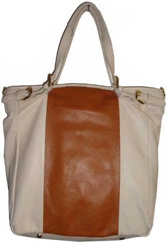 Christopher Kon Women's Tote Handbag, Beige/Brown