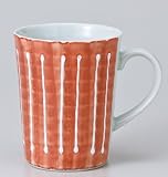 赤一珍十草マグ 【マグカップ 美濃焼】