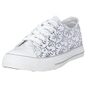 Dockers 248523, Mädchen Sneaker Schuhe, weiss, (weiss/silber 270)