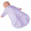 Kiddopotamus Dreamsie Luxe Sleeper & Sleep Cap Double Velboa, Lilac