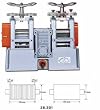 ELECTRIC ROLLING MILL DOUBLE COMBINATION FLAT AND WIRE ROLLS 100MM