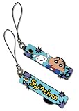 Crayon Shin-chan: Shin & Whitey Charm Cell Phone Strap