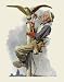 Painting the Flagpole Stretched Canvas Poster Print by Norman Rockwell, 18x22