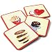 Nigella Lawson's Living Kitchen Coaster Cream With Red Border Set/4