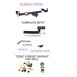 Class II Hitch For Mitsubishi ~ Montero Sport ~ 1997-2004 ~ ~ WC: 300 3500 lbs.(TW... by Hidden Hitch