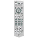 GE 24977 4 DVD Slimline-Device Remote Control (Silver)